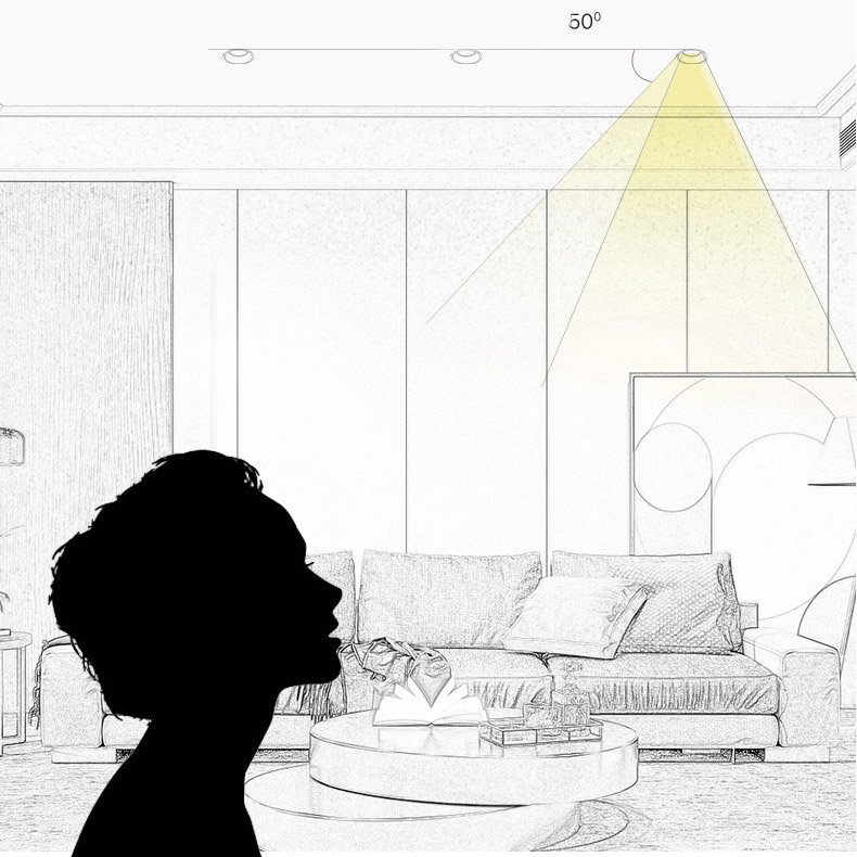 Точечный светильник LEAD 5W Трехцветный свет by ImperiumLoft