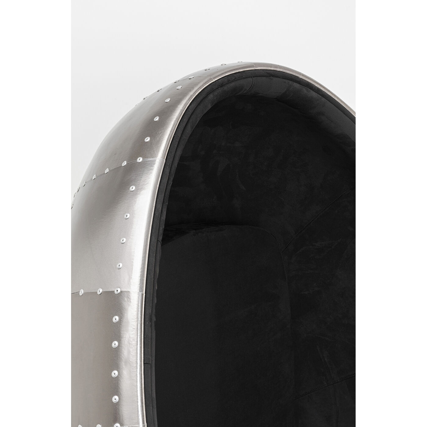 Кресло вращающееся Eye Ball Gun Metal KARE 87969