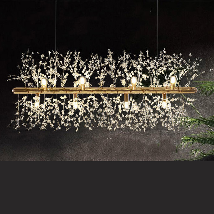 Потолочный светильник ROSALIA LONG L72 Brass by ImperiumLoft