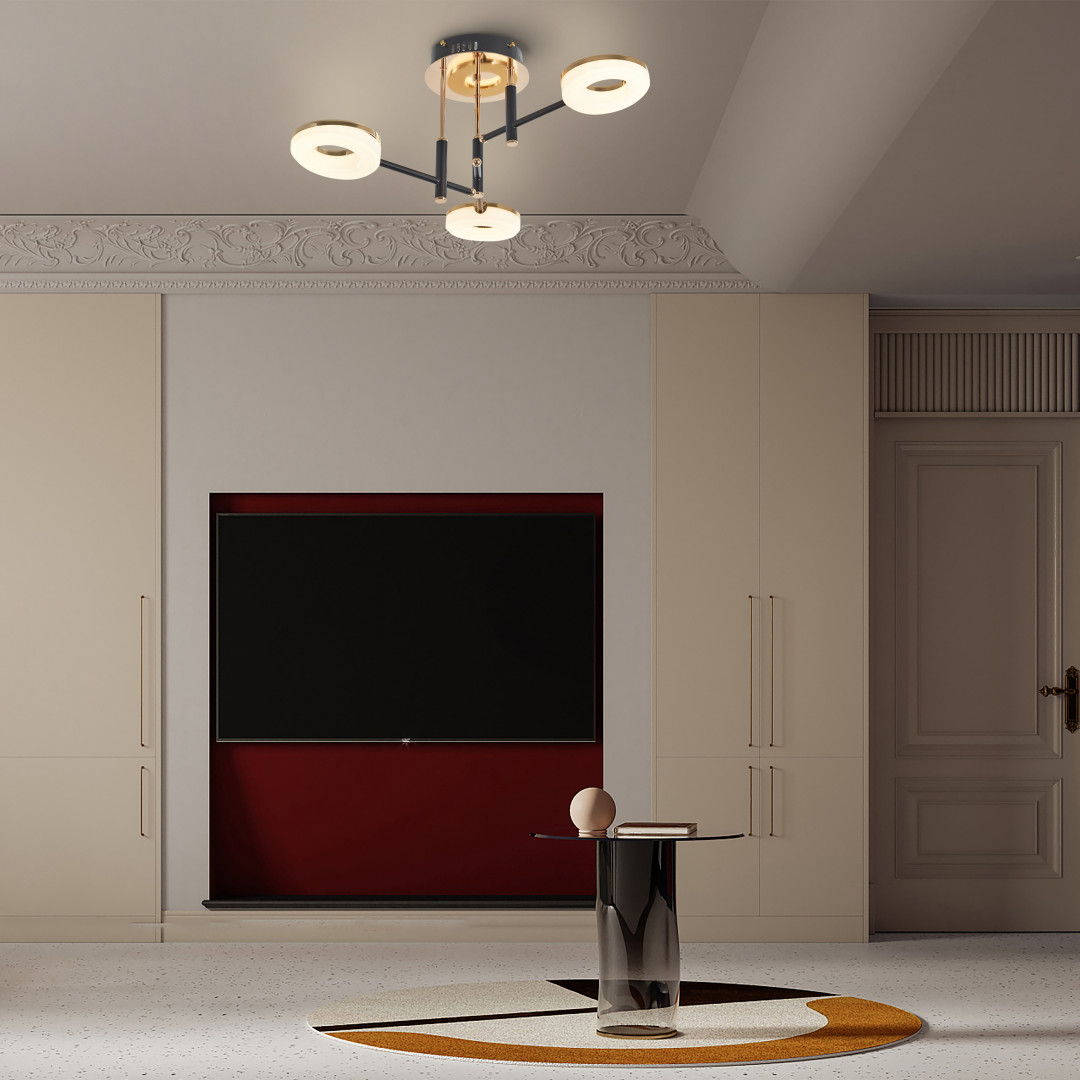 Люстра светодиодная 272999/3 BK/GD Arte Milano