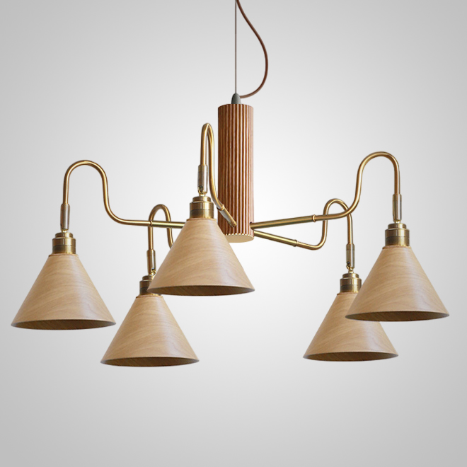 Подвесная люстра DOMENIC B D75 Light Brown by ImperiumLoft