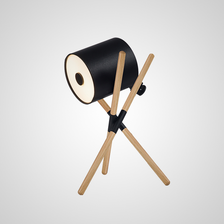 Настольная лампа SHIFT LAMP Light Brown Black by ImperiumLoft