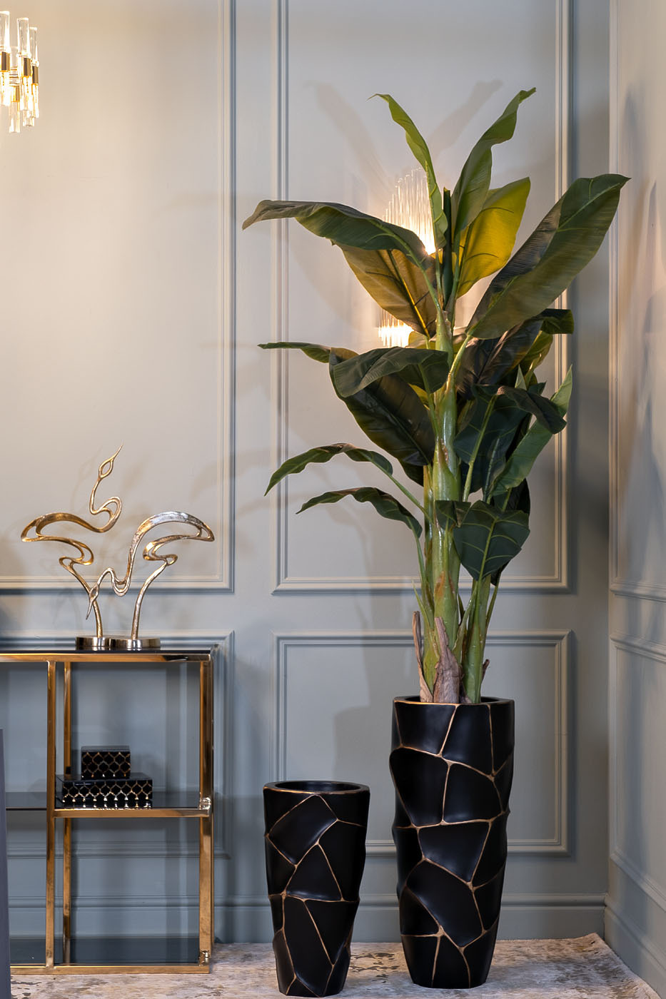 Банановый куст в горшке Garda Decor 29BJ-803-18