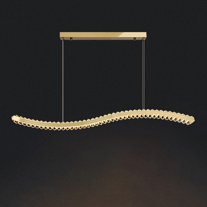 Подвесной светильник BERTOLDA W B L120 Chrome by ImperiumLoft