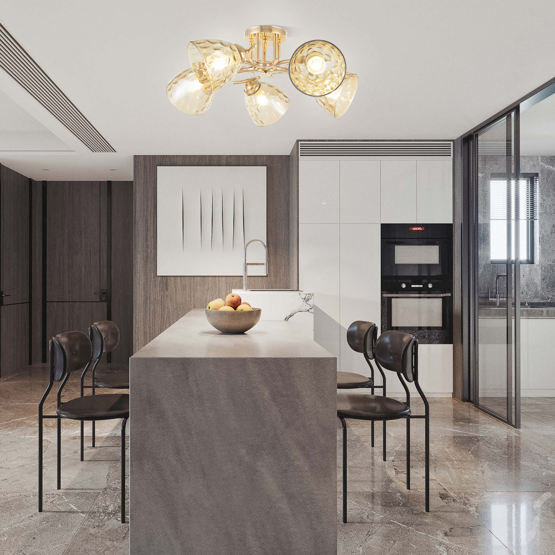 Люстра потолочная с плафонами 338776/5 FGD Arte Milano