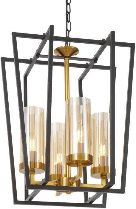 Подвесная люстра Lumina Deco LDP 1246-4 BK+MD