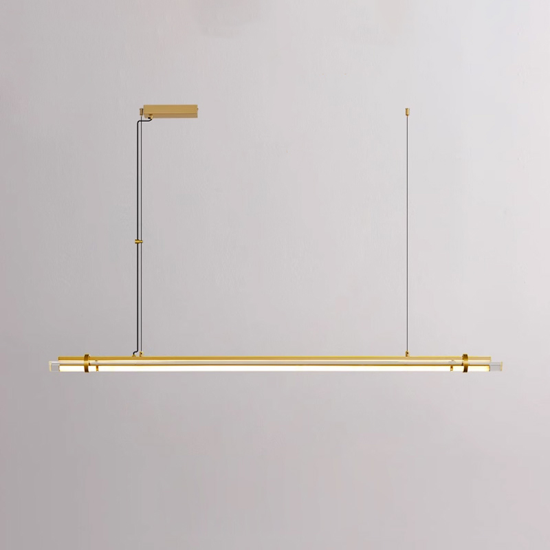 Реечный, рядный светильник DITMAR LONG L150 Brass by ImperiumLoft