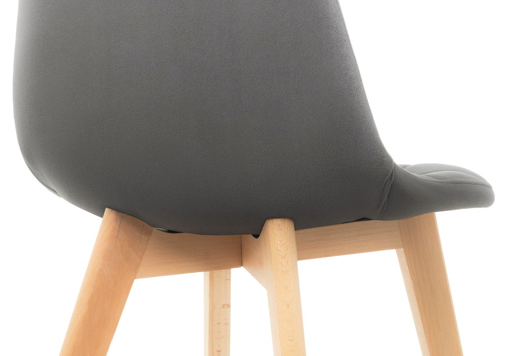 Стул деревянный Woodville Filip dark gray / wood 15101