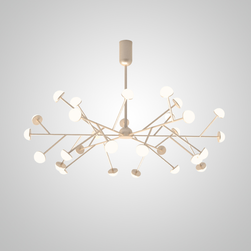 Потолочная люстра HILVI D120 Pink by ImperiumLoft