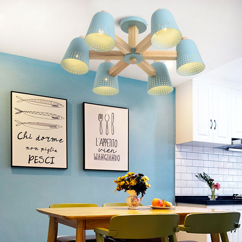 Люстра на штанге TRACERY 8 lamps by ImperiumLoft