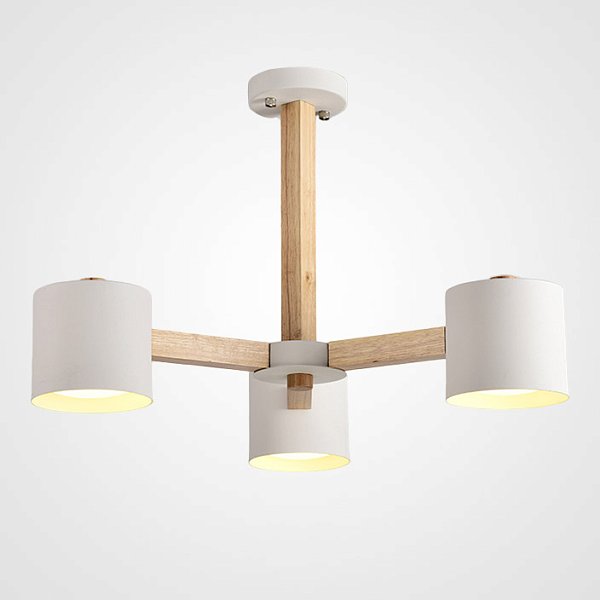 Люстра на штанге MALMO L3 White by ImperiumLoft