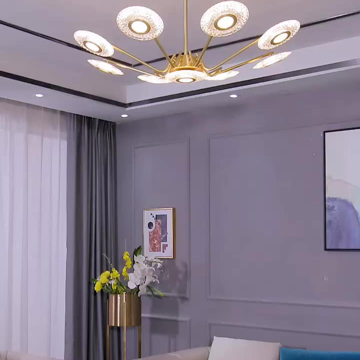 Потолочная люстра SEVALDA CH L9 by ImperiumLoft