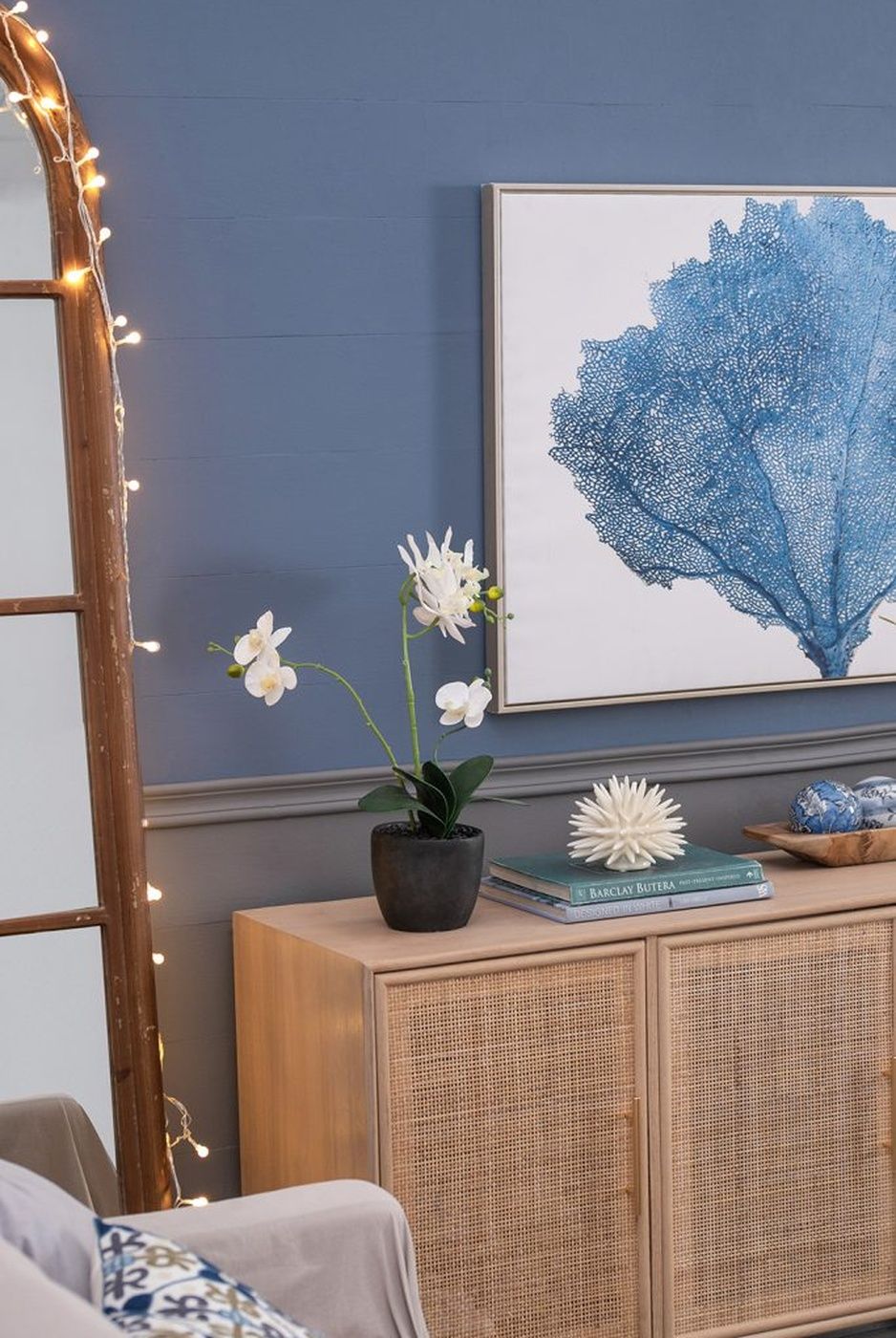 Растение декоративное Орхидея Glasar F48339-WHIT