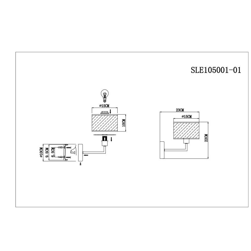 Бра Evoluce SLE105001-01