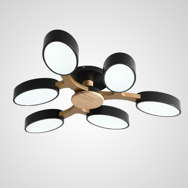 Потолочная люстра INGALIS L81 Black by ImperiumLoft