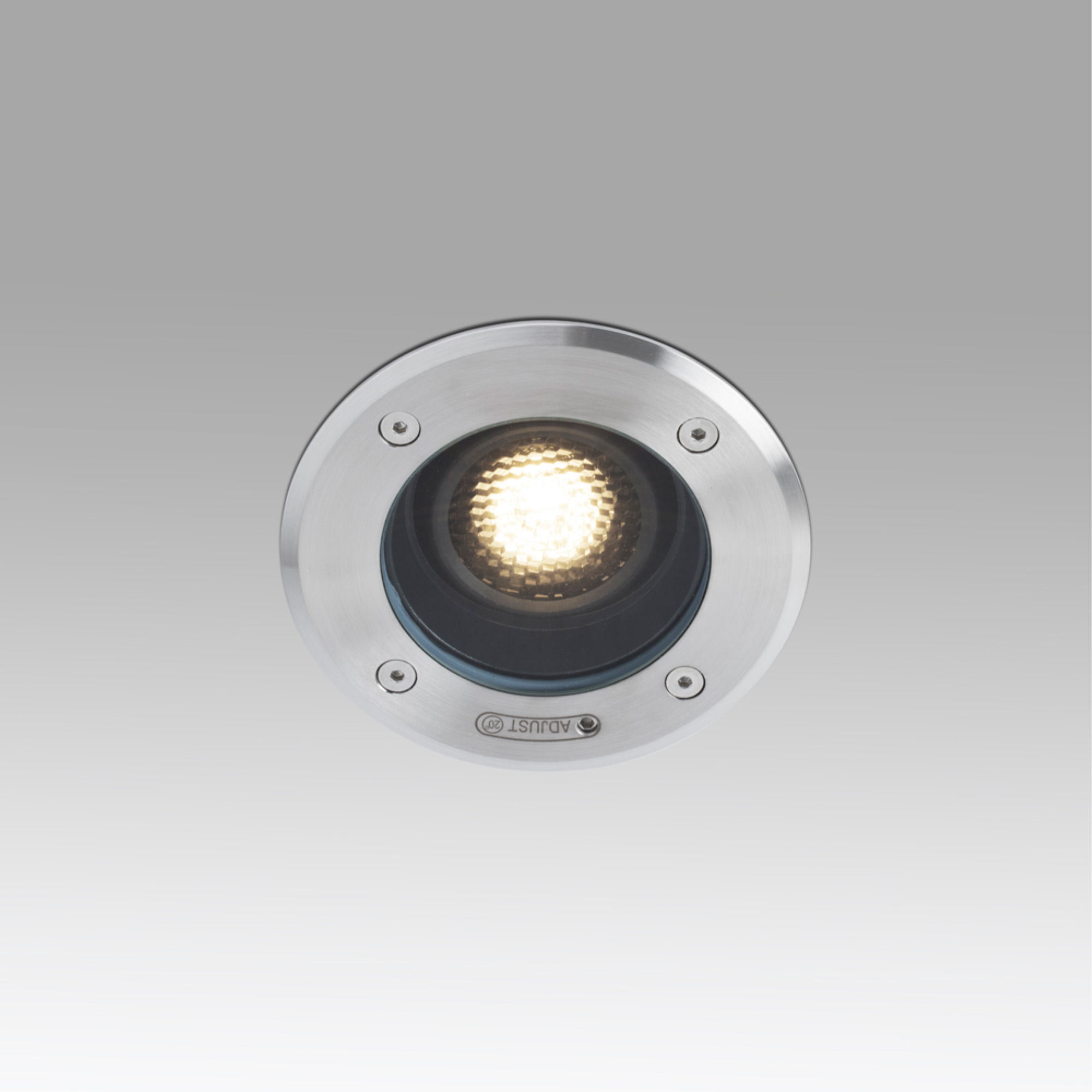 Встраиваемый светильник Geiser LED 38 ° серый Faro
