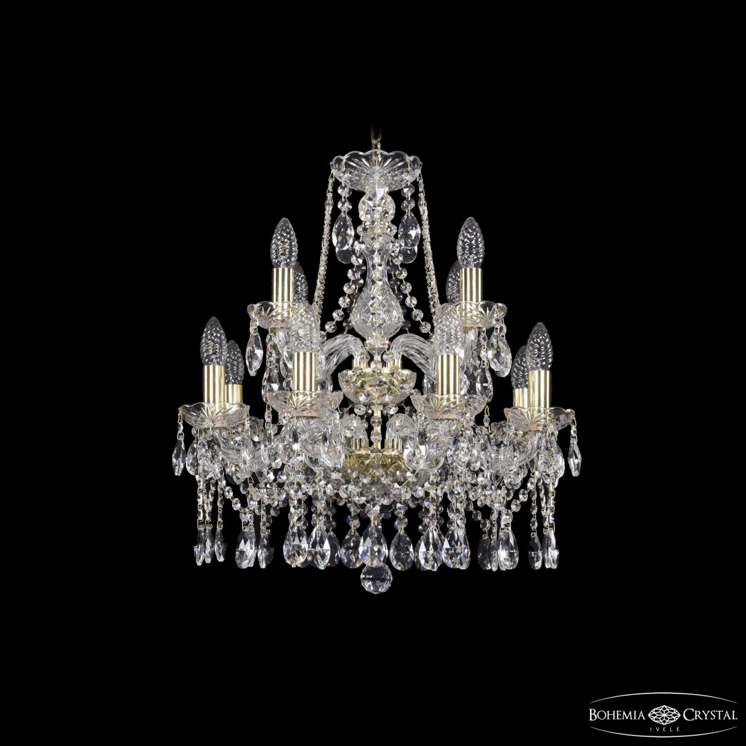 Люстра хрустальная 1413/8+4/165/2d G