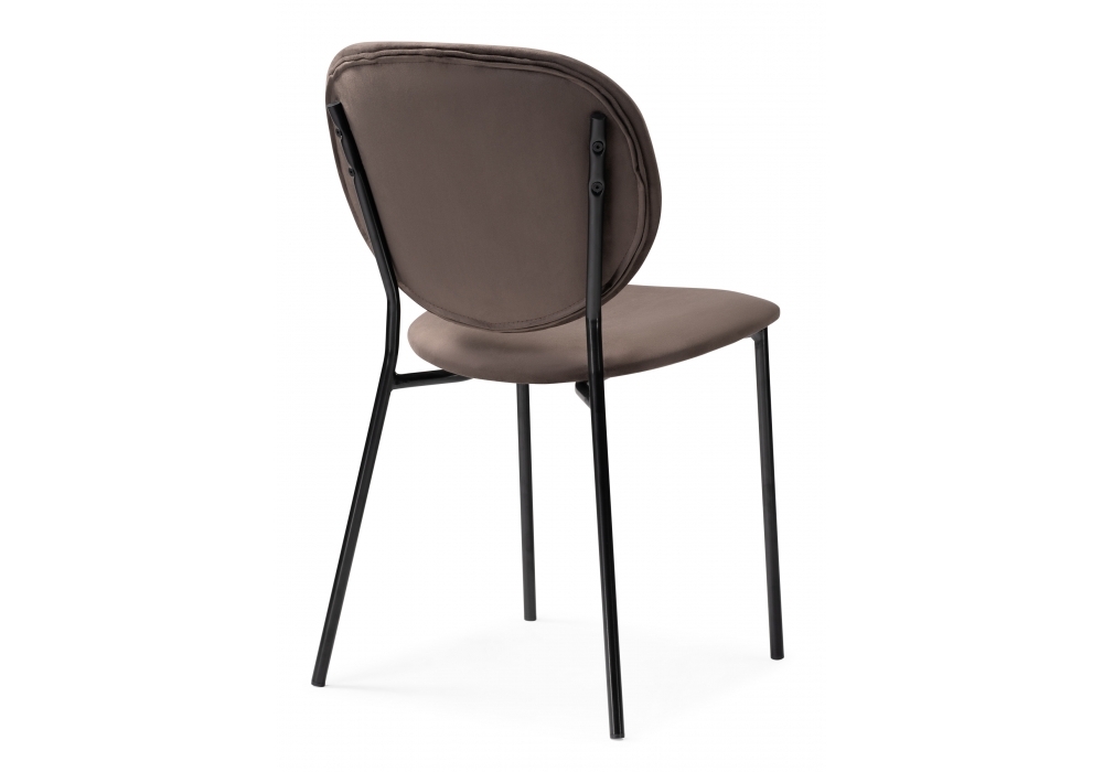 Стул Woodville Саранда кофе / черный глянец 494361