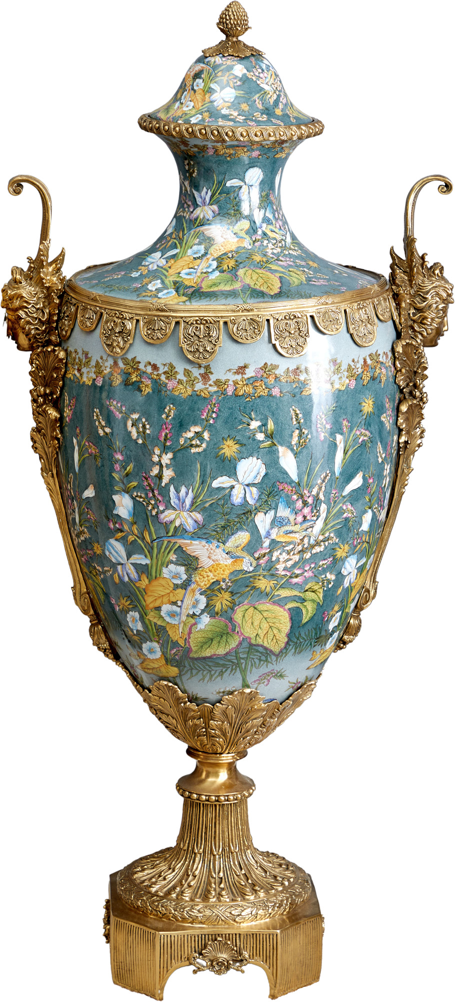 Ваза с крышкой Glasar J527C/LB3662