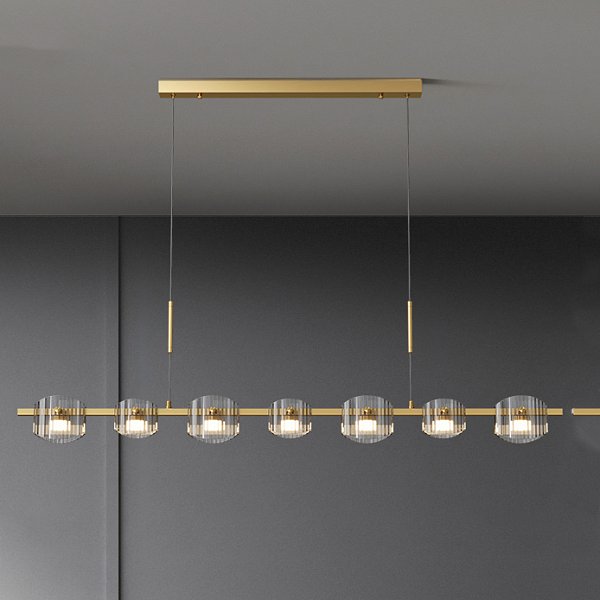 Подвесной светильник NICOLETTA D LONG L130 Brass by ImperiumLoft