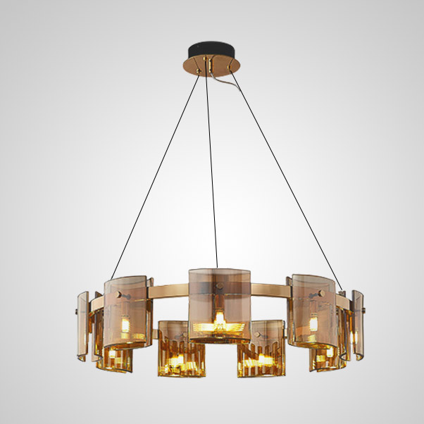 Подвесная люстра JANICE D60 Black Grey by ImperiumLoft