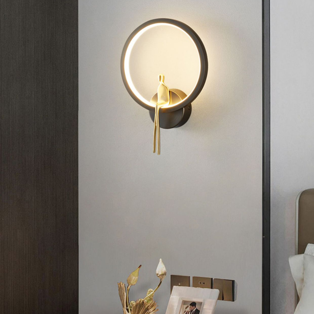 Настенный светильник REMUS WALL Black by ImperiumLoft