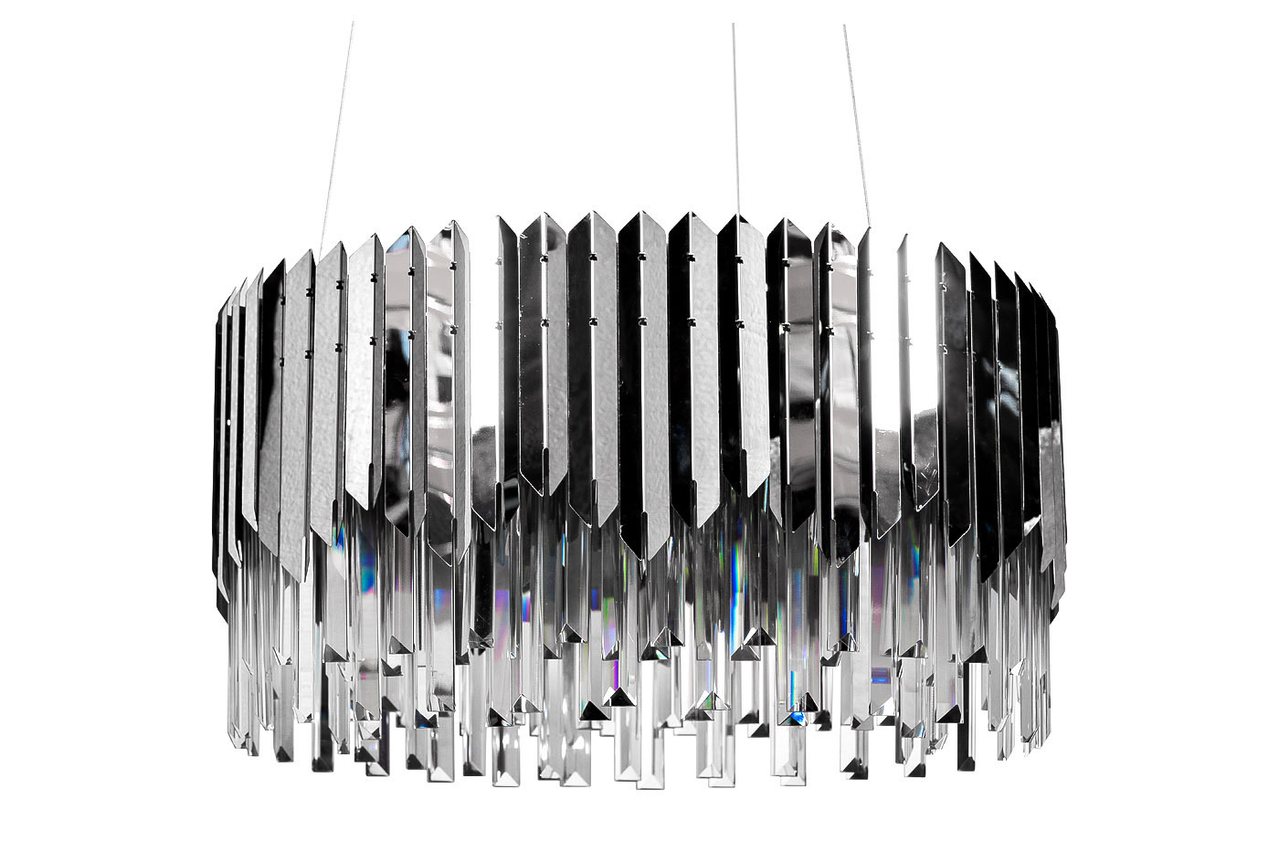 Люстра стеклянная (хром) Garda Decor 62GDW-8901-600CH