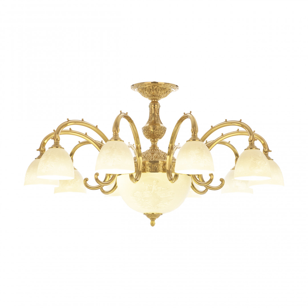 Люстра бронзовая 72209P/10/300 G P1 D Pair