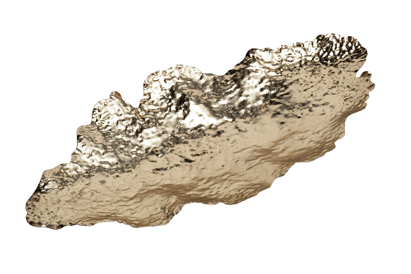 Тарелка декоративная золотая Garda Decor 37SM-88010