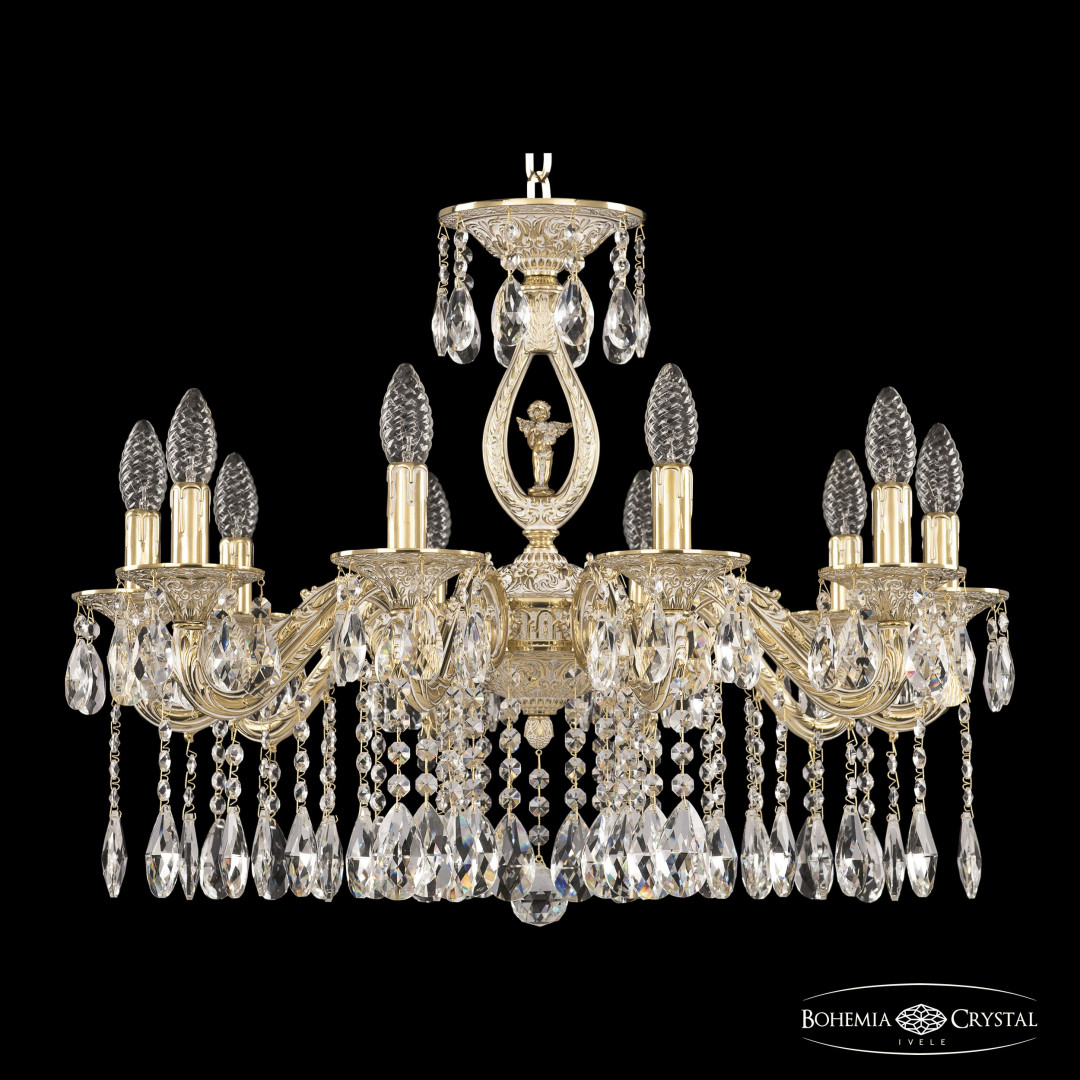 Люстра бронзовая с хрусталём 71402/10/210 A GW FA10S