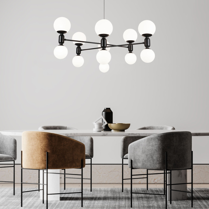 Подвесная люстра Eurosvet 30182 черный