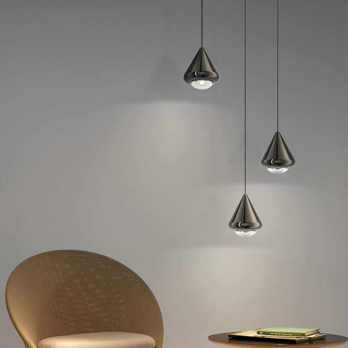 Подвесной светильник DARIUS Pearl Black by ImperiumLoft