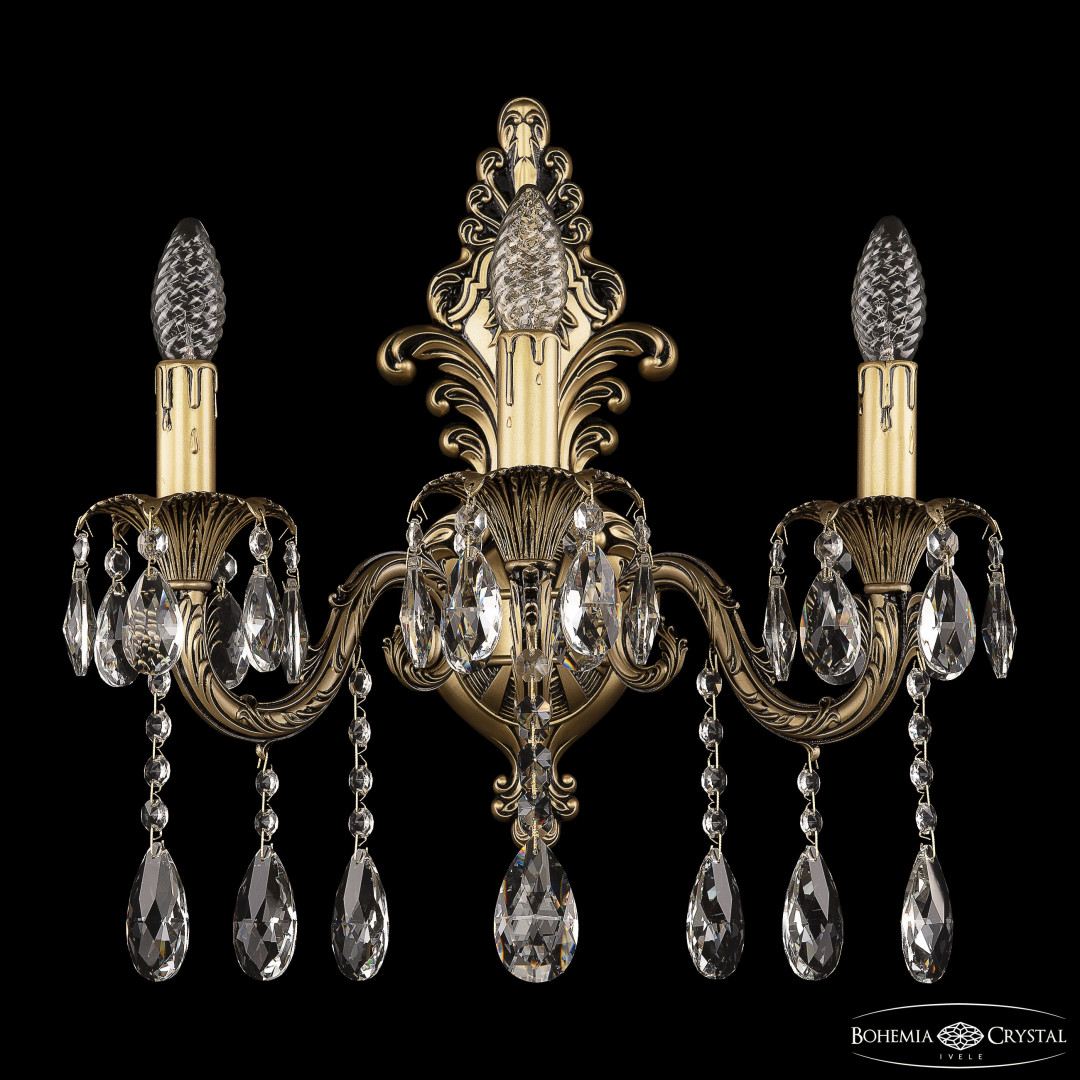 Бра хрустальные AL7901B15/3/175 A AGB Bohemia Ivele Crystal