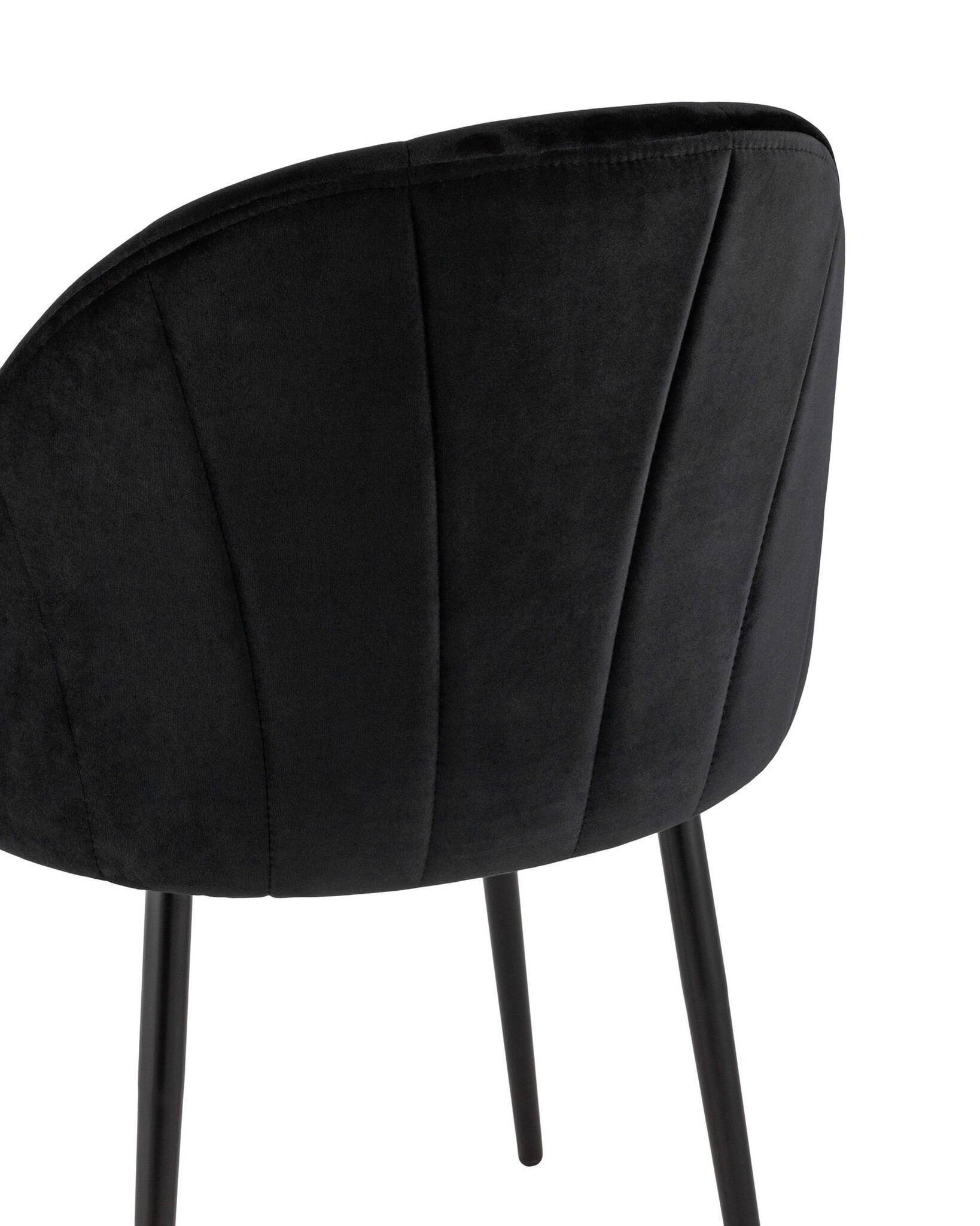 Стул Логан велюр черный Stool Group
