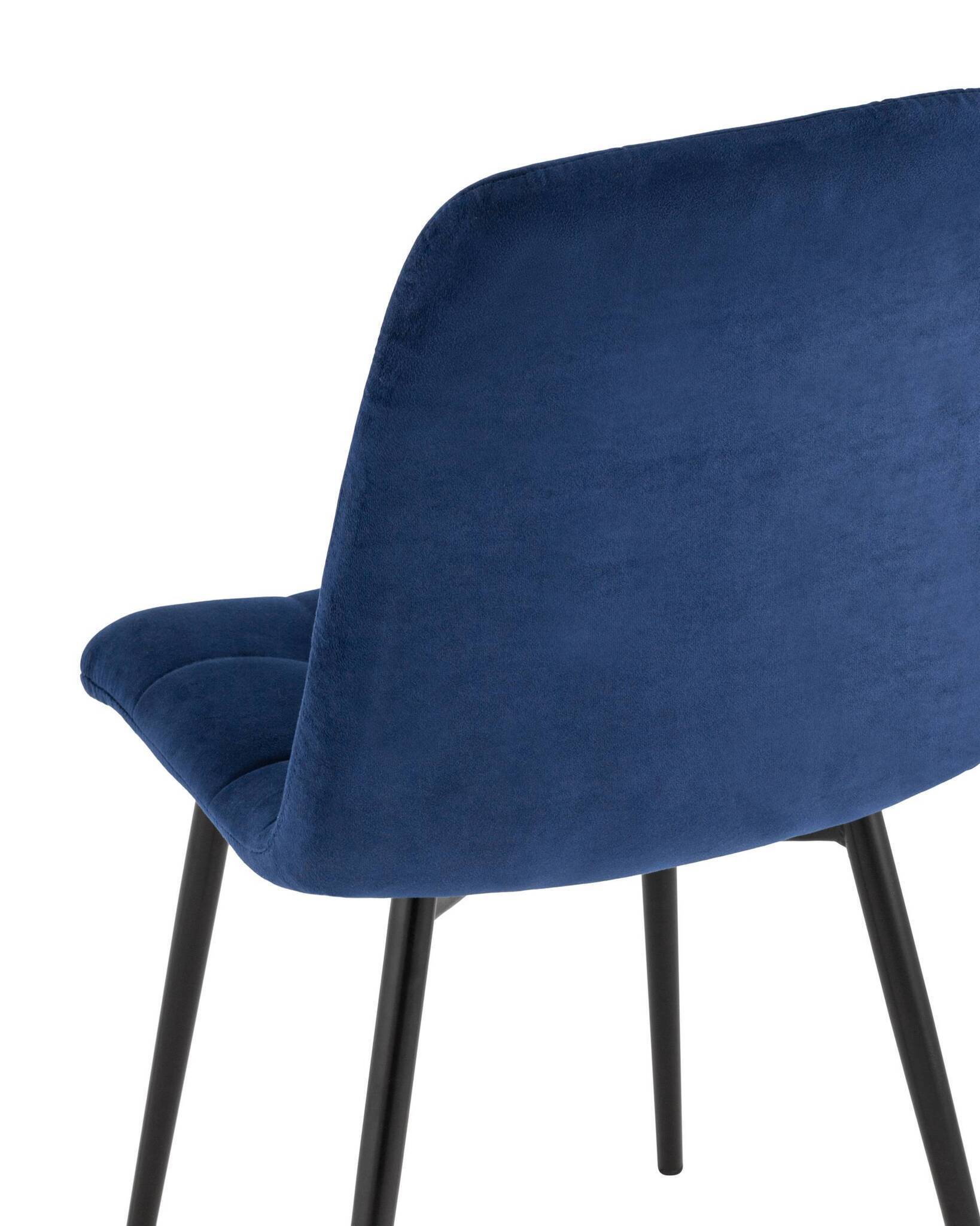 Стул Oliver велюр тёмно-синий Stool Group