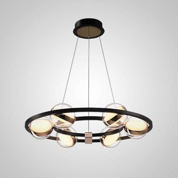 Кольцевые люстры и светильники SATURNA CH D60 by ImperiumLoft