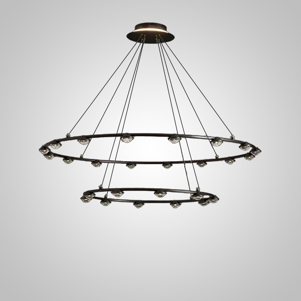 Кольцевые люстры и светильники TORRES RING L26 by ImperiumLoft