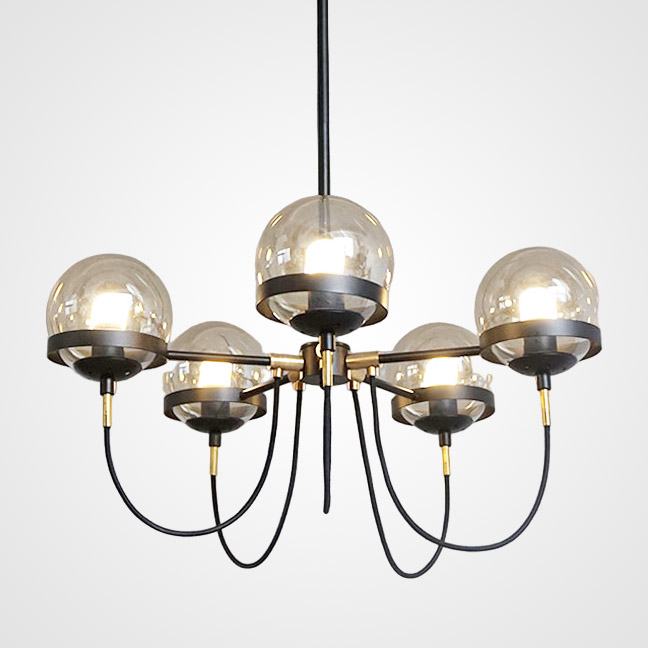 Потолочный светильник ORBIT L5 Black by ImperiumLoft