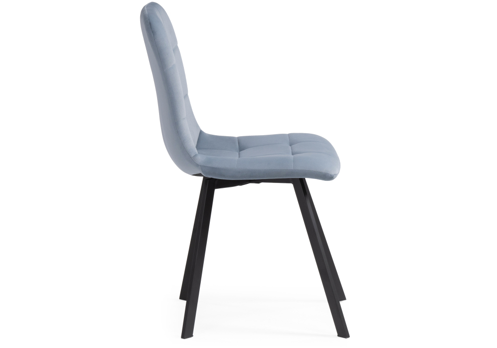 Стул Woodville Bruk light blue / black 15201