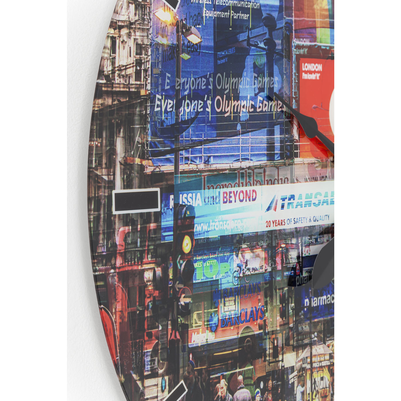 Часы настенные Piccadilly Circus 39260 KARE