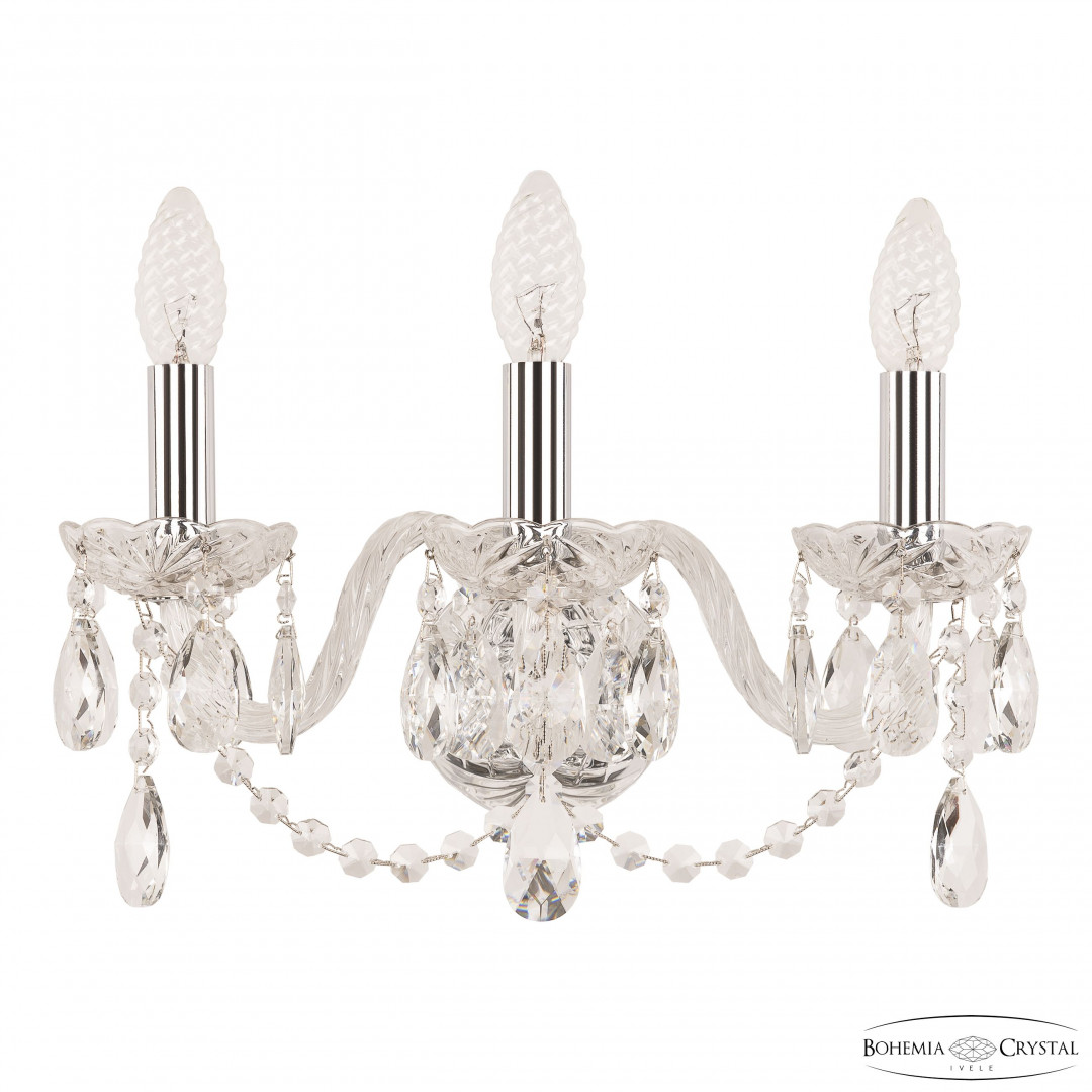 Бра хрустальные 101B/3/141 Ni Bohemia Ivele Crystal