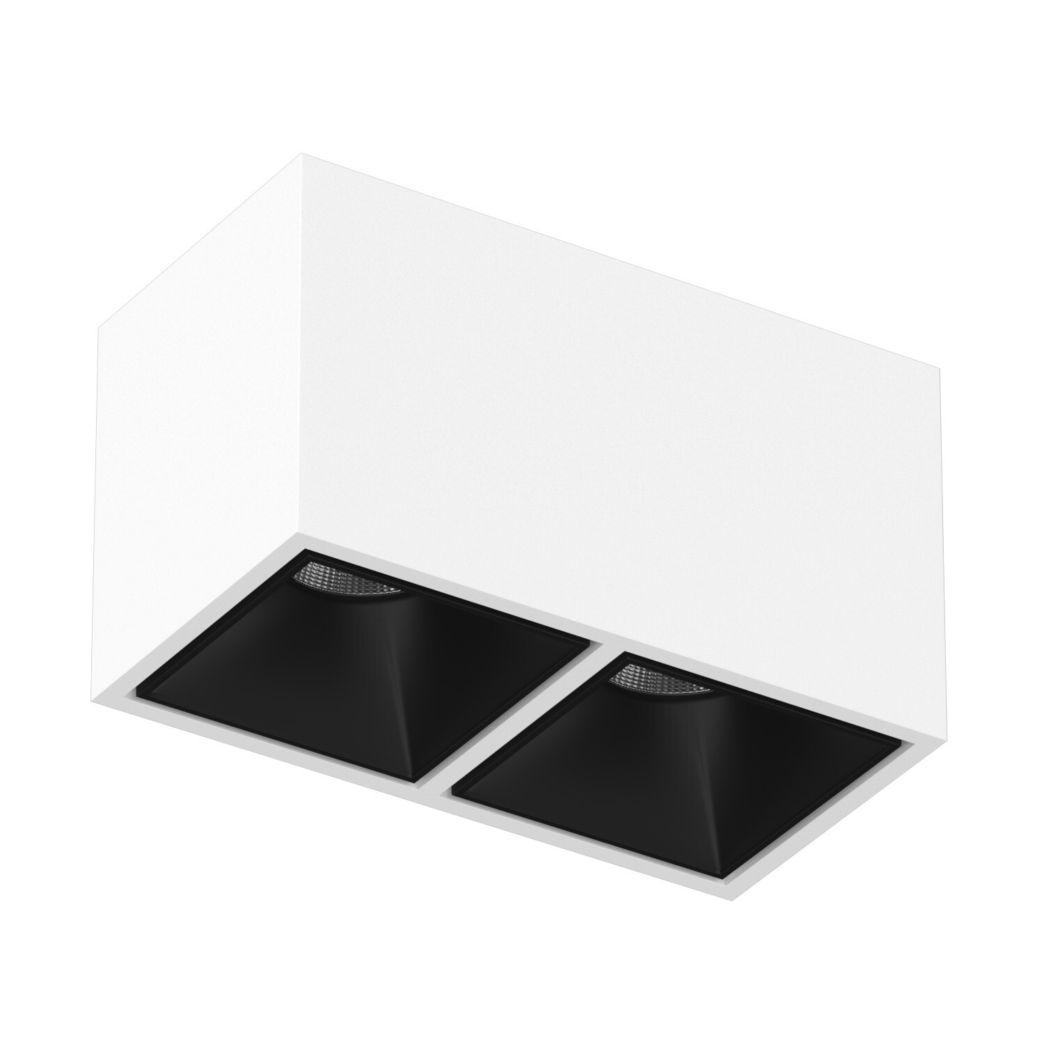 Накладной светодиодный светильник Ledron KUBING 2 White-Black