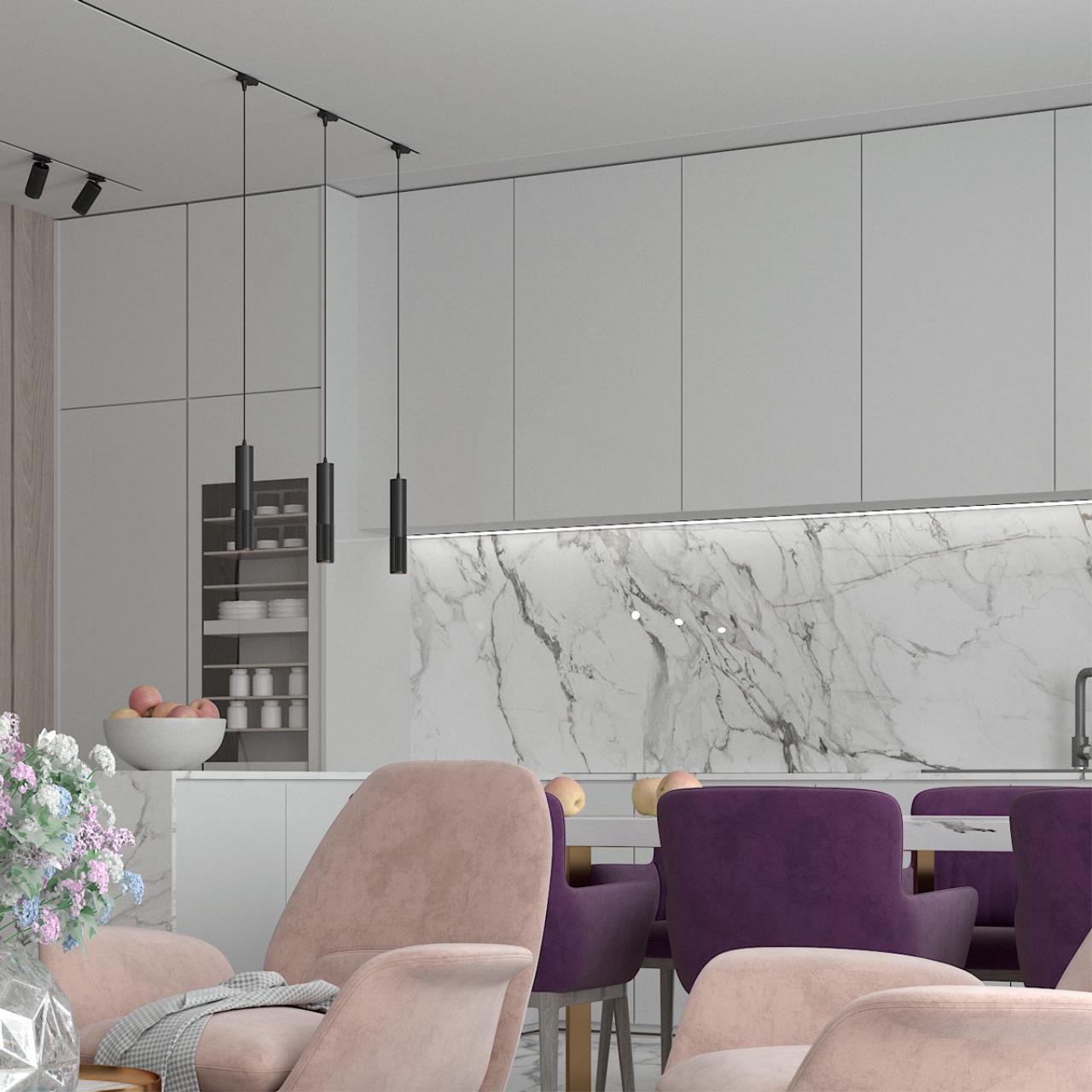 Трехфазный трековый светодиодный cветильник Novotech 358498