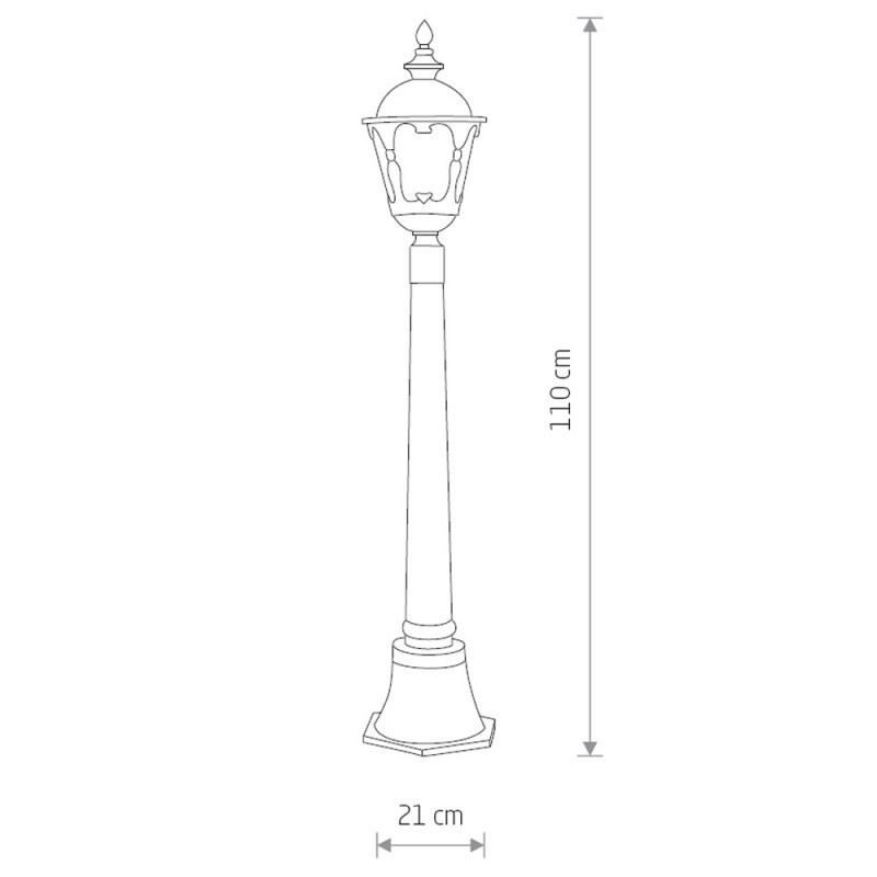 Садовый светильник Nowodvorski 4685