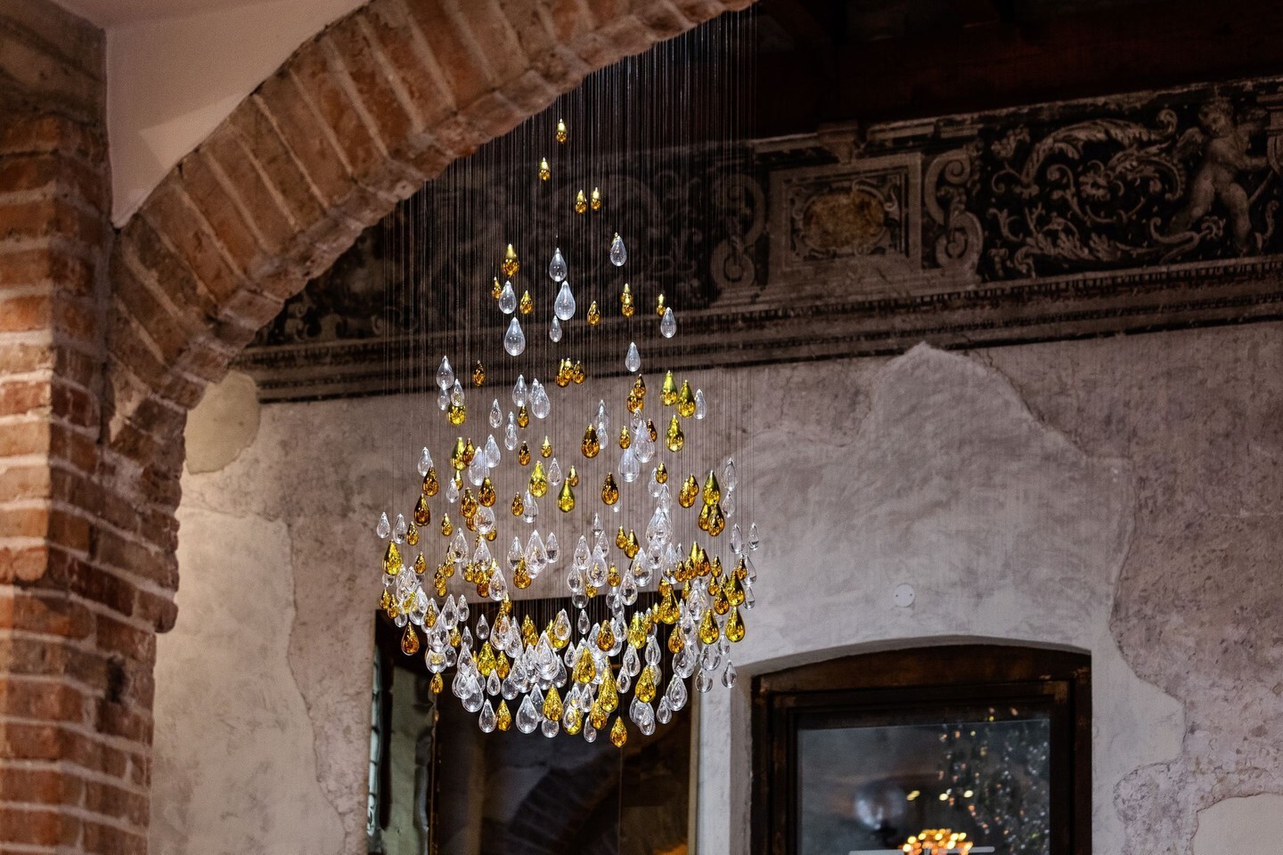 Подвесной светильник LASVIT Droplets Sculpture Large