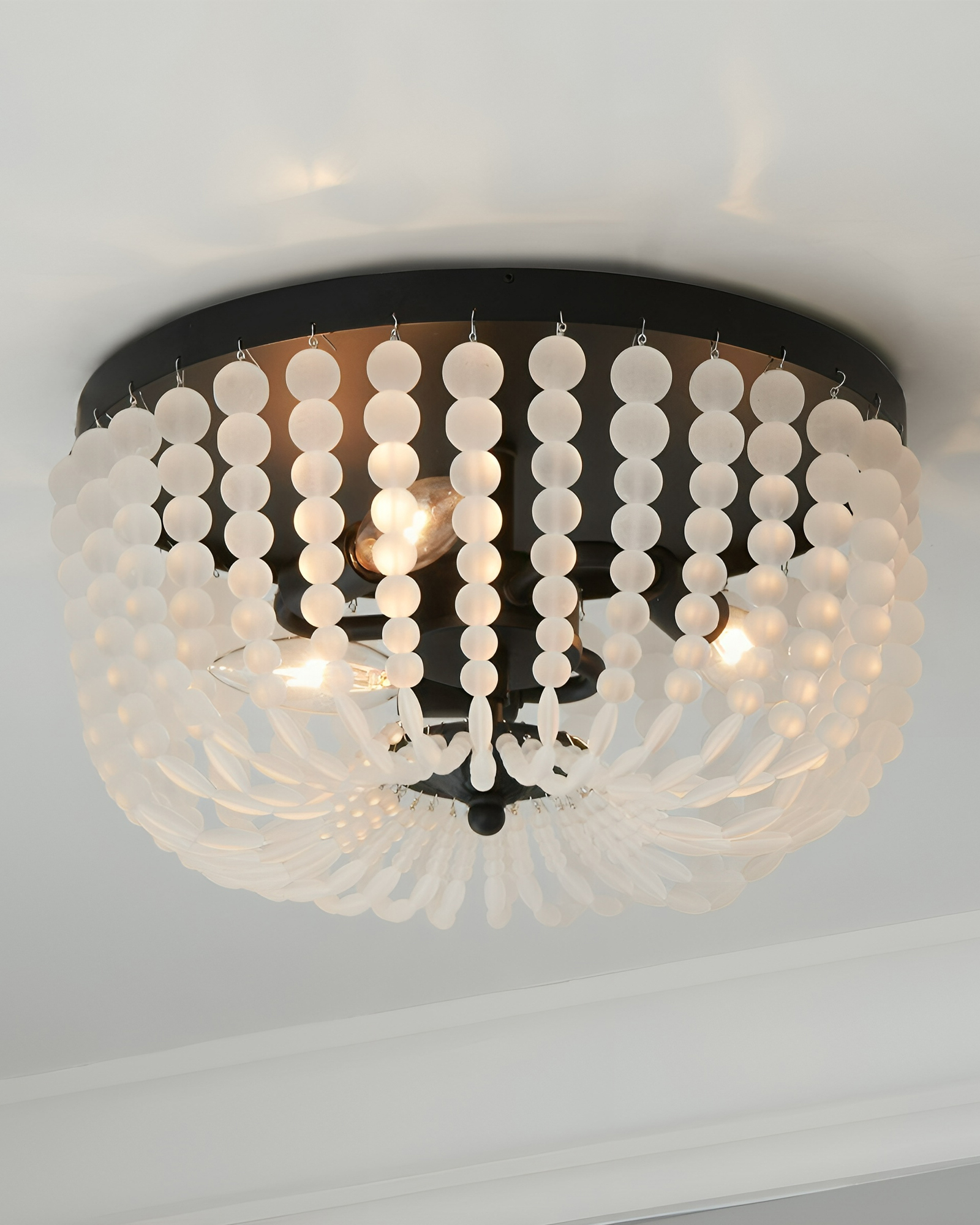 Чёрный потолочный светильник Найджел Louvre Home LHLFM161023SWL