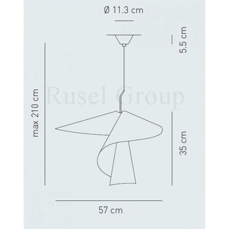 Подвесной светильник AXO LIGHT SPIRY SP X