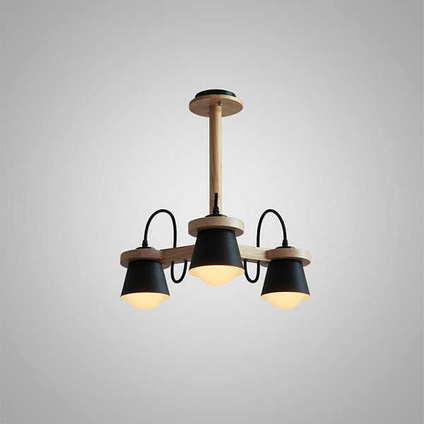 Люстра потолочная NATURA B3 Black by ImperiumLoft
