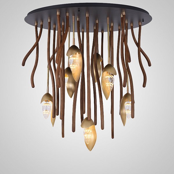 Потолочный светильник TUSKET MORE L7 Dark brown by ImperiumLoft