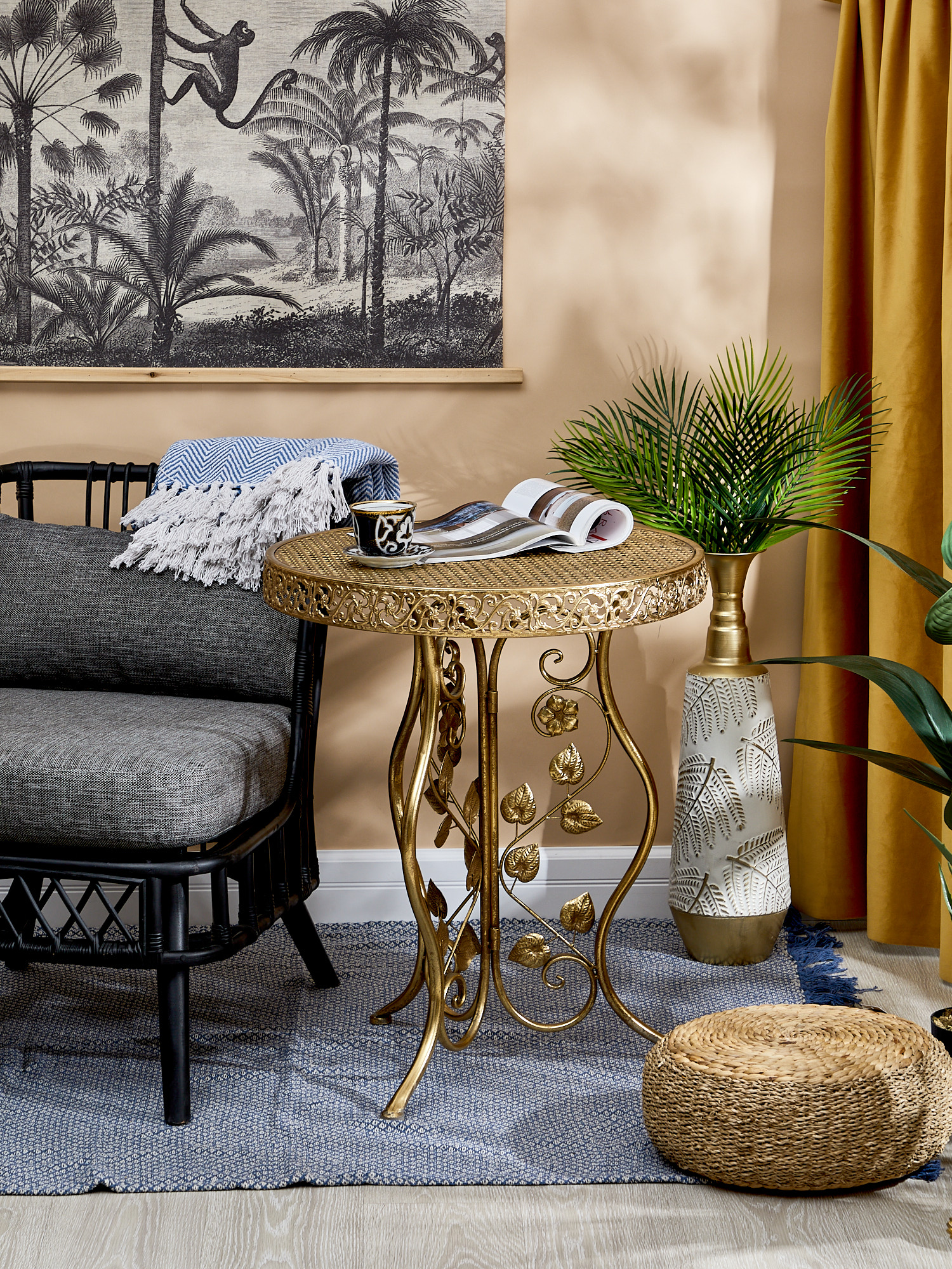 Столик интерьерный Эфиопия Glasar 57-252